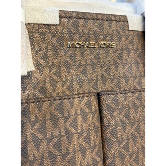 RETAIL $498 Michael Kors Jet Set Medium Logo Pocket Tote Bag*NEW - Picture 6 of 10
